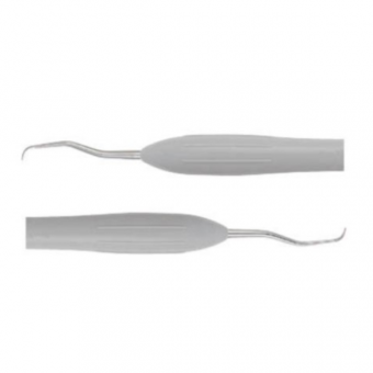 Ergonorm Sickle Scaler 1/2 Si Gracey Curette LM201-202 (Grey)