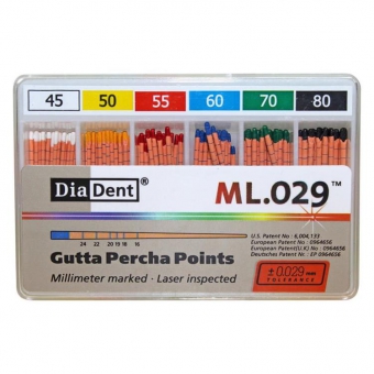 Diadent ML.029 Gutta Percha Points Size 50