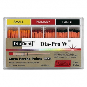 Dia-Pro W Gutta Percha Points (WaveOne) Primary