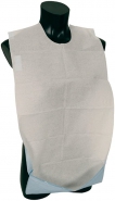 Disposable Bib with Tie and Pocket