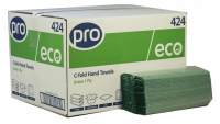 1 Ply C-Fold Hand Towels Green