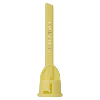 Riskontrol Classic Syringe Tips x250 Yellow
