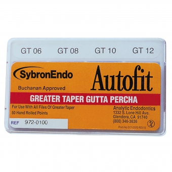 Autofit Greater Taper Gutta Percha Points Size .06