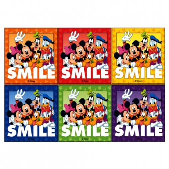 Disney Smile Gang Stickers 6 Assorted Designs