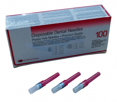 Disposable Plastic Hub Needles 30G Short - Blue