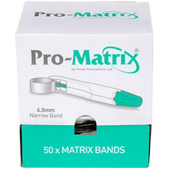 Pro-Matrix - Single Use Matrix Bands Narrow - 4.5mm - Green