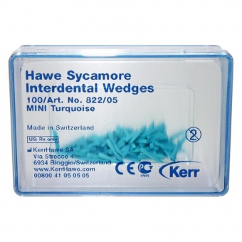 Hawe Sycamore Interdental Wedges Refill 822/05 - Turquoise