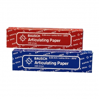 Bausch Articulating Paper Red Thin BK10