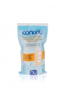 Continu 2 in 1 Anti-Microbial Sanitising Wipes Refill pack