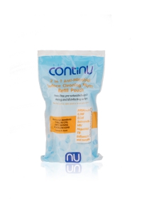 Continu 2 in 1 Anti-Microbial Sanitising Wipes Refill pack