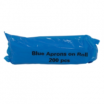 Disposable Aprons Roll Blue