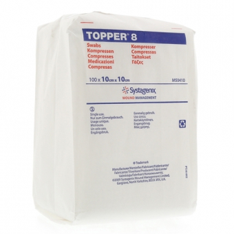 Topper Swabs (Non-Sterile) Topper 8 (10 x 10cm)