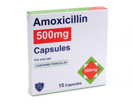 Amoxicillin 500mg Capsules x15