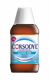 Corsodyl Mouthwash 300ml Alcohol-Free 