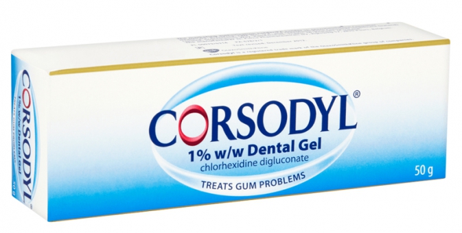 Corsodyl Dental Gel 50g Tubes