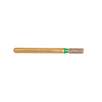 Gold Diamond Burs Cylinder FG Medium 109-015 